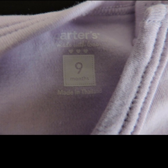 Carters 2 Baby Girl One Piece Lot 9M - Picture 5 of 9